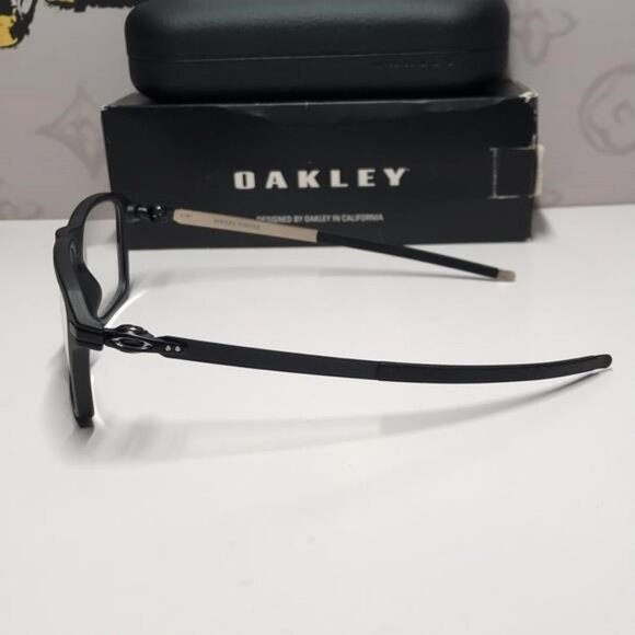 New Authentic Oakley Black Eyeglasses OX8166-0152 - Picture 7 of 12